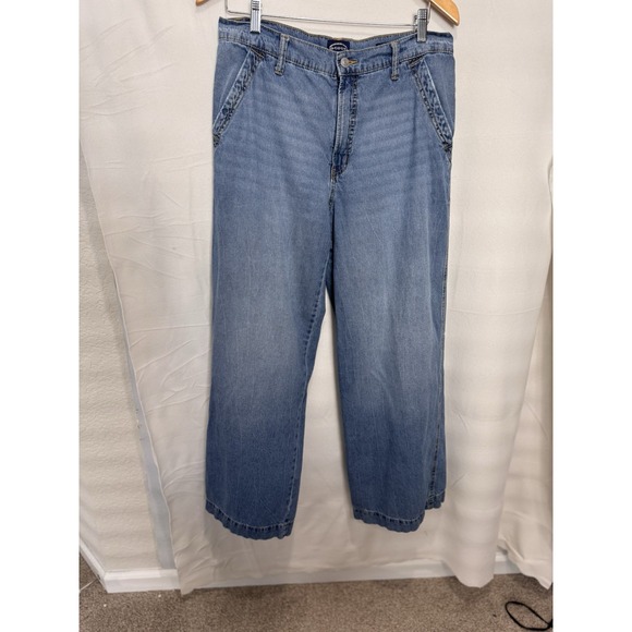 Scoop Denim - Scoop‎ Wide Leg High Rise Jeans  Blue Mid Wash Size 10 Women's
